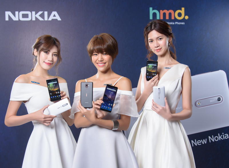 諾基亞（Nokia）手機的新家HMD Global今（29）日宣布在台灣正式推出Nokia 7 plus與全新Nokia 6，為Android智慧手機系列再添新成員。   圖：NOKIA/提供