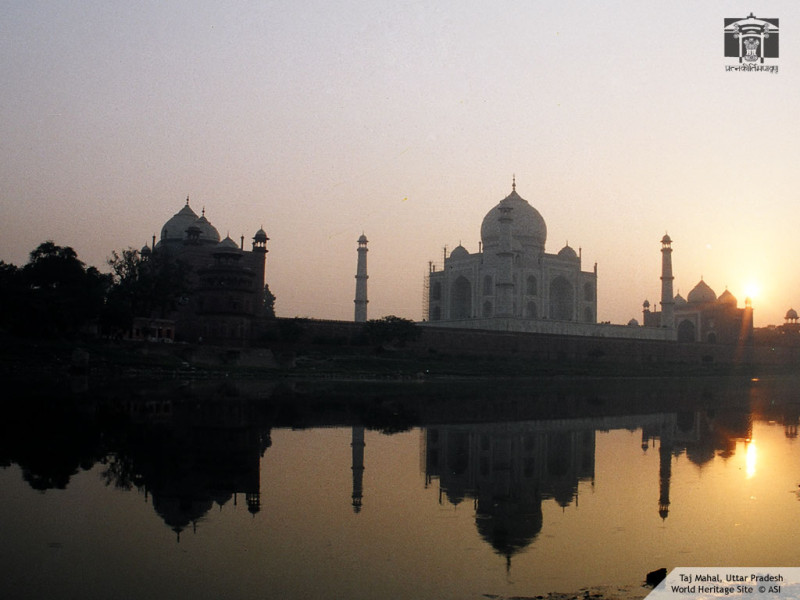泰姬瑪哈陵是印度知名古蹟，也是世界文化遺產之一，開票將自4月1日起，限時參觀。   圖：翻攝印度考古研究所官網