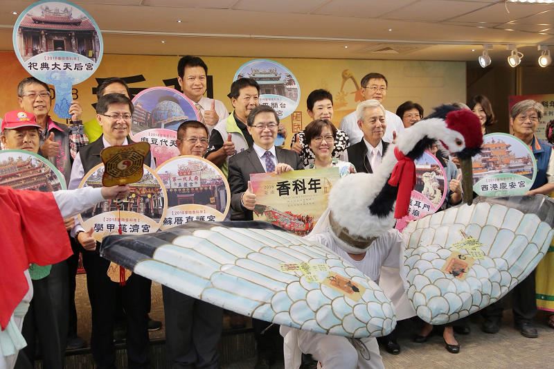 「2018台南香科年」聯合行銷活動，目的希望可以從歷史、儀式、藝陣、建築、雕像等，讓更多人瞭解宗教傳承及信仰內涵。   圖：台南市旅遊網官網提供