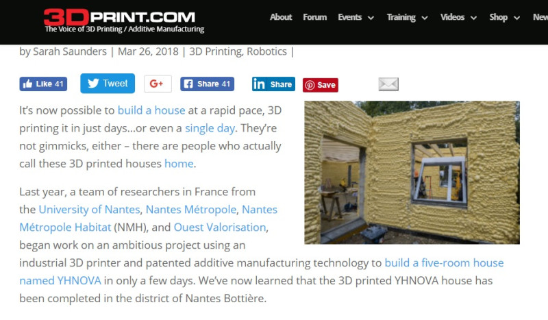 3Dprint.com公佈Yhnova計劃的施行過程。   圖：翻攝自3Dprint.com