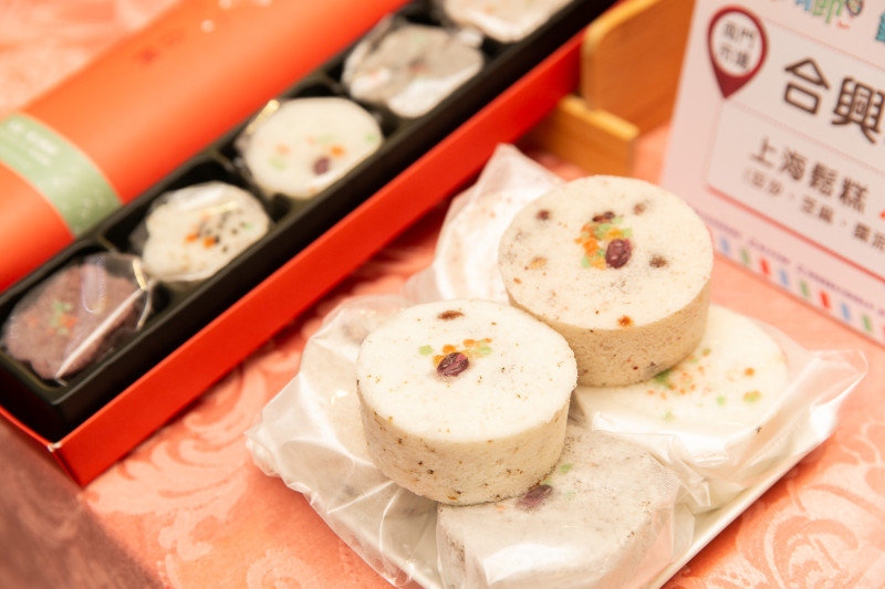 南門市場裡蔣宋美齡女士最愛的合興鬆糕代表中式甜點，將面對西式甜點的挑戰。   圖：台北市市場處提供