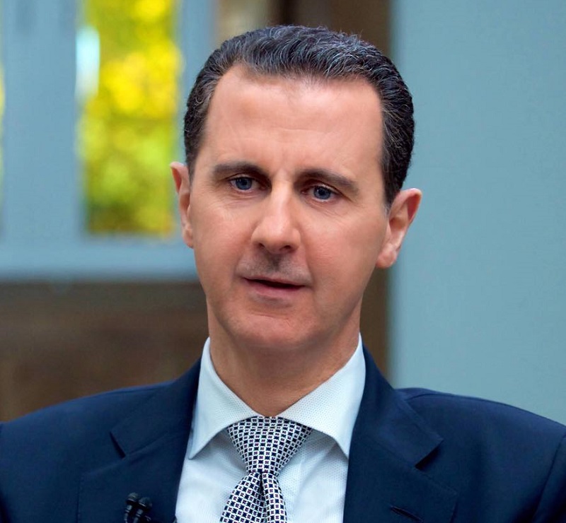 面對北約國家隨時可能發起軍事行動，敘利亞總統阿薩德據說已經躲到俄羅斯的赫梅明空軍基地。   圖：翻攝Bashar al-Assad臉書