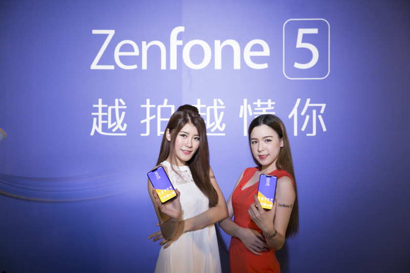 華碩ZenFone 5 台灣首24hrs線上通路熱銷1萬2千台。   圖：ASUS/提供