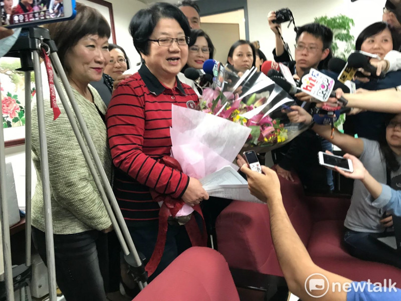 吳碧珠今日正式宣布，不再參選連任，為自己長達37年的議員生涯劃下句點。   圖：周煊惠 / 攝