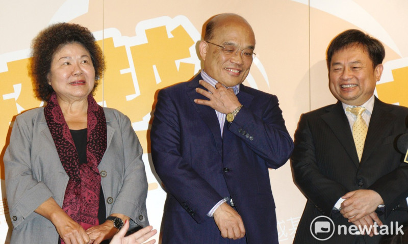 民進黨選對會召集人林錫耀（右）傳擬出任前行政院長蘇貞昌的競選總幹事。   圖：張良一／攝（資料照片）