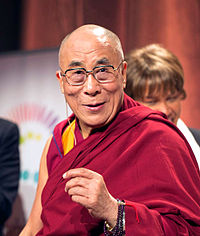 法國總統馬克宏今天否決會見西藏精神領袖達賴喇嘛的可能性。   圖 : 翻攝自維基百科