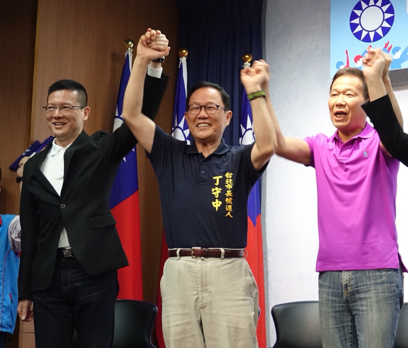 國民黨今天公布台北市長人選，將推派前立委丁守中出征。   圖：張良一／攝