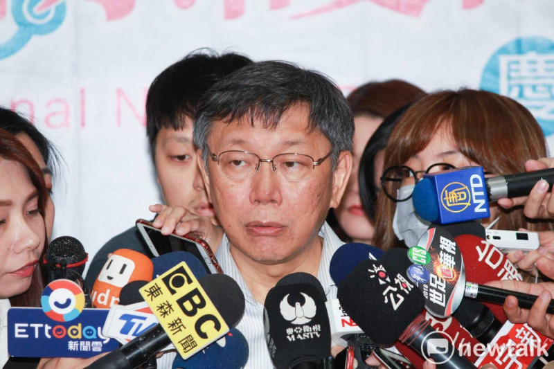 台北市長柯文哲今日說，「國民黨現在最大的問題就是什麼事都沒做，所以不曉得要罵什麼」。   圖：周煊惠 / 攝