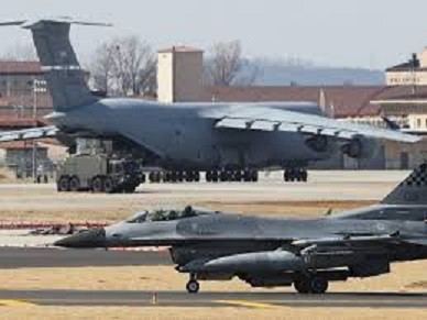 南韓和美國空軍明天將展開代號為「大雷霆」（Max Thunder）的聯合軍演。   圖 : 翻攝自騰訊qq