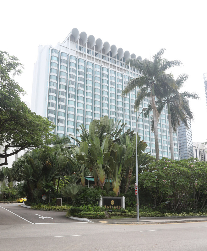 新加坡香格里拉大酒店經常舉辦重要會談或會議，被新加坡媒體列為可能舉辦「川金會」場所之一。   圖：中央社