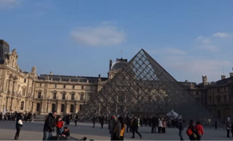 全球最熱門博物館最新排名，法國羅浮宮擊敗中國國家博物館，奪回冠軍寶座。   圖：翻攝youtube