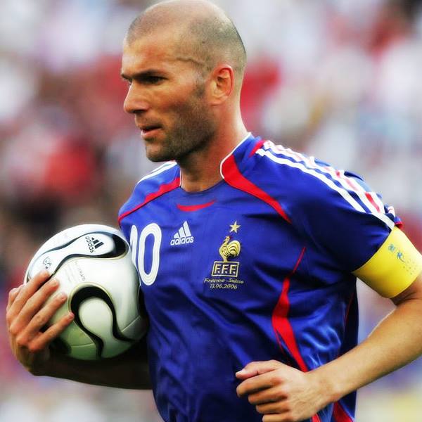 2006年世界足球盃，當年34歲的法國傳奇球星席丹每場都有驚奇表現。   圖：翻攝I Love Football 足球狂熱臉書