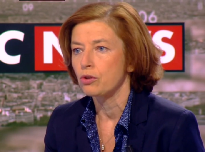 法國國防部長帕利（Florence Parly）曾表示，她無權指出僱用這2名法國前情報幹員的國家。   圖：翻攝CNews