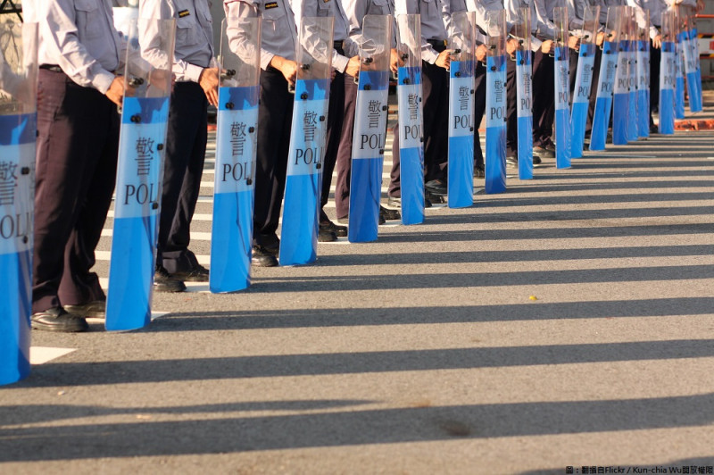 由於明日8時至22時在中山南路舉辦稅改集會遊行活動，中正第一分局將於14時起進行中山南路周遭交通管制。   圖：翻攝自Flickr／Kun-chia Wu開放權限
