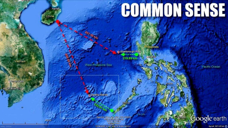 菲律賓外交部長凱耶塔諾昨天表示，杜特地總統已經針對南海問題劃出了紅線，如果北京逾越，菲律賓就會宣戰。   圖 : 翻攝自Scarborough Shoal of Filipinos