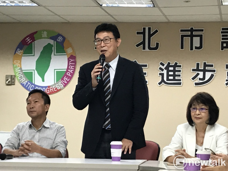 民進黨中執會昨正式通過徵召姚文智參選台北市長。   圖 : 周煊惠 / 攝