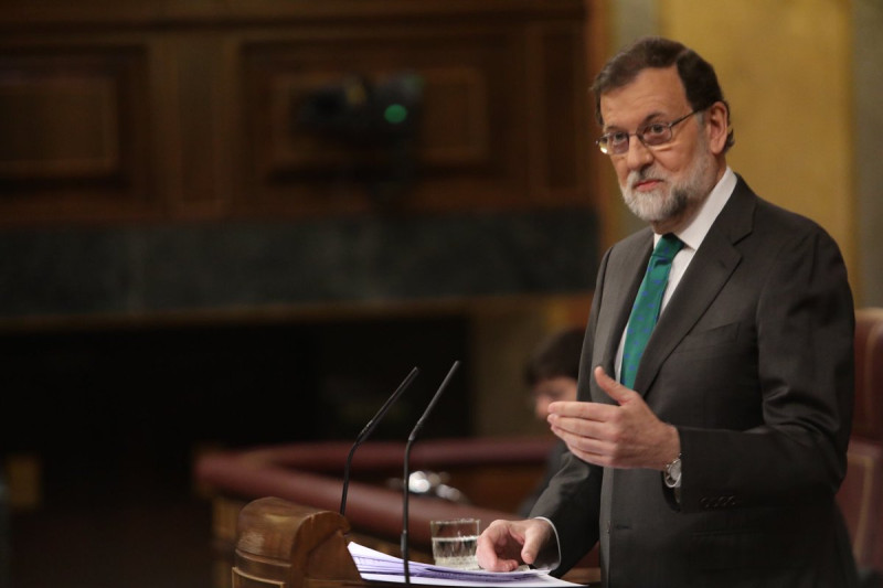 西班牙首相拉霍伊5月31日面對國會提出不信任案，仍態度堅決，表明不會辭職。   圖：翻攝拉霍伊推特