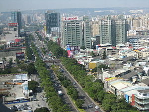 台中躍升台灣第二大城，人口持續成長。   圖 : 翻攝自維基百科
