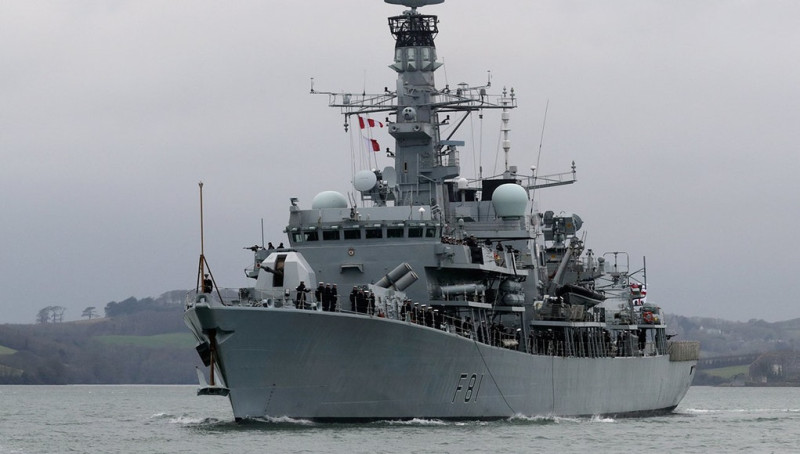 英國飛彈護衛艦蘇瑟蘭號（HMS Sutherland）已經抵達新加坡，將展開南海自由航行。   圖 : 翻攝自ukdefensejournal.org