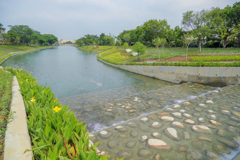 軟埤仔溪水域是豐原展區的重點之一。   圖：台中市政府/提供