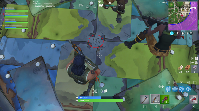 玩家發現用金屬板來搭建地板時，竟然出現了「卍」的圖案標誌。   圖：翻攝自 Reddit