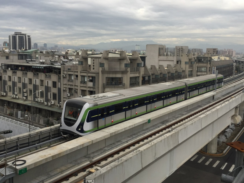 台中捷運綠線將於今(20)啟動試運轉！是全台第二條採用無人駕駛自動列車的捷運，目標2020年才能正式營運。   圖：台中市交通局/提供