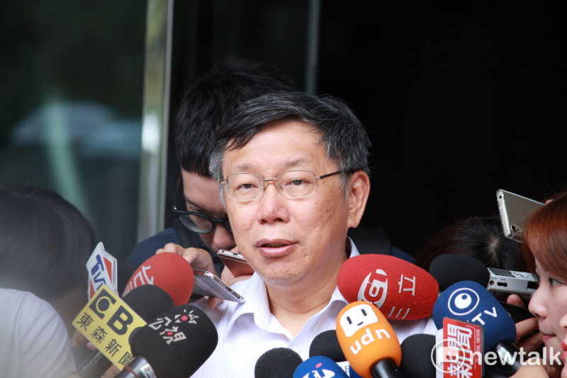 台北市長柯文哲自認是中華民國最有誠信的政治人物。   圖:新頭殼資料照