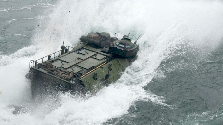 美國防部宣布，將對台灣出售36輛AAV7A1型兩棲突擊載具，交易總額高達8360萬美元。   圖：翻攝英國航太系統官網