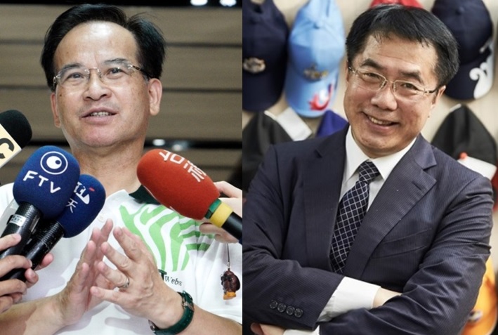 前台南縣長蘇煥智（左）表態將參選下屆台南市長，是否影響民進黨台南市長候選人黃偉哲（右）的選情？還是只會激起短暫的漣漪？各界都在等著看。   圖：新頭殼合成照