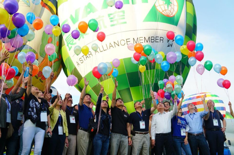 台東縣長黃健庭出席開幕儀式。   圖/臺灣熱氣球嘉年華-Taiwan Balloon Festival 提供