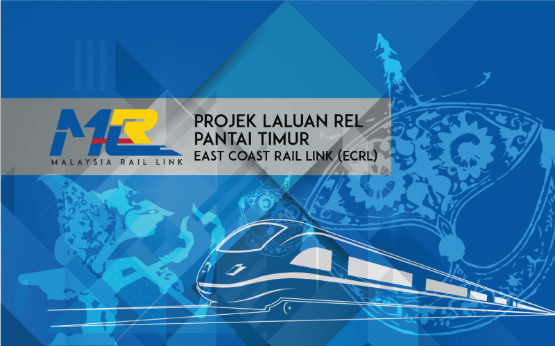 馬來西亞東海岸鐵路建設，中資報價比原本預估多了近300億馬幣。   圖：翻攝ECRL官網