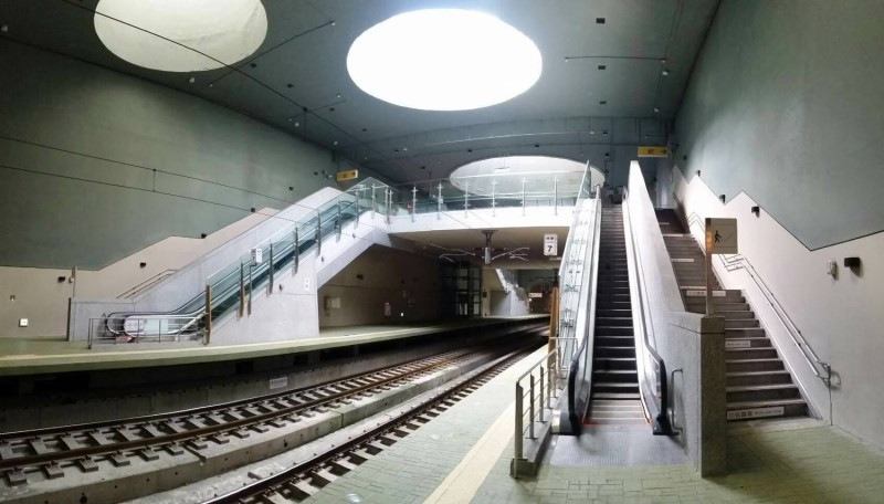 林榮新光站成為花東地區唯一地下車站。   圖：台鐵提供