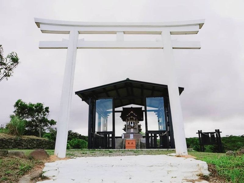 「高士神社」位於牡丹鄉山林中的高士野牡丹神社公園中，建於日本統治時期的西元1939年。   圖：翻攝自屏東觀傳處FB