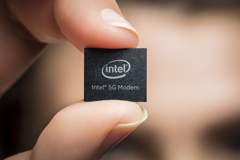 Intel的5G晶片。   圖：翻攝intel官網