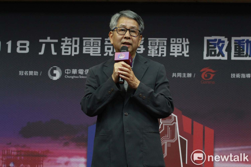 《上報》社長胡鴻仁是《六都電競爭霸戰》支持的重要推手之一。   圖：陳耀宗／攝