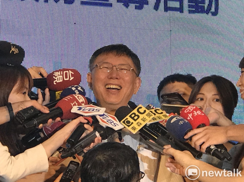 日前台北市長柯文哲被問若年底當選會不會做好做滿，柯文哲曖昧回答「世事難料」。   圖：新頭殼資料照片