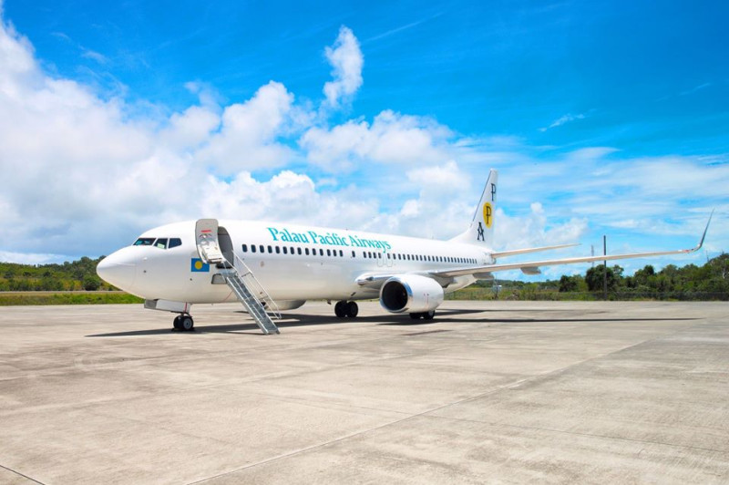 帛琉太平洋航空受到中國施壓，今年暑假幾乎沒有中客訂單，已經宣布停飛中國航線。   圖：翻攝帛琉太平洋航空臉書