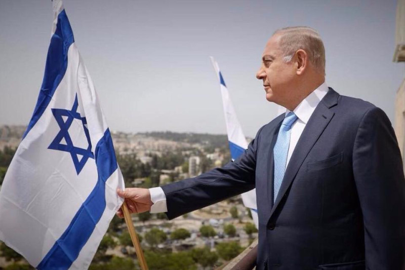 以色列國會19日通過一項法案，規定只有猶太人有權在這個國家行使民族自決。總理尼坦雅胡（圖）表示，這是猶太復國主義及以色列歷史上的重要時刻。   圖：翻攝Benjamin Netanyahu臉書