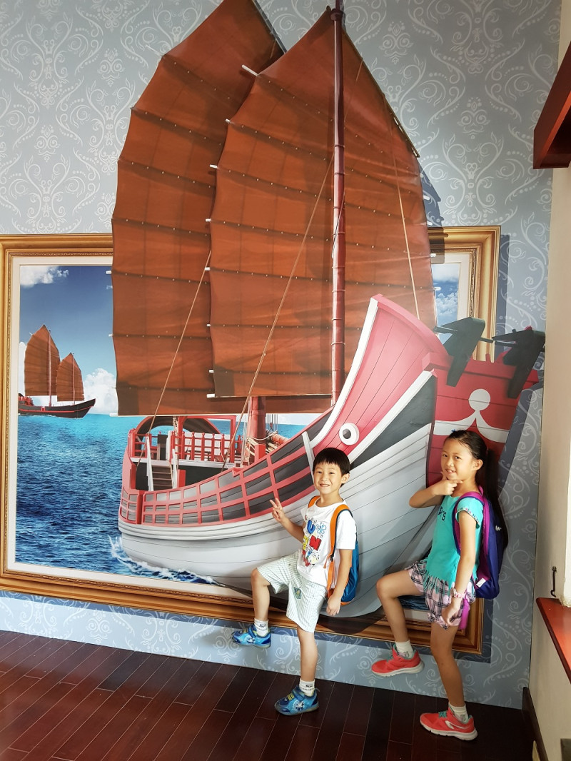 小白宮全新常設展，3D壁畫大船小朋友都愛!   圖：淡水古蹟博物館提供