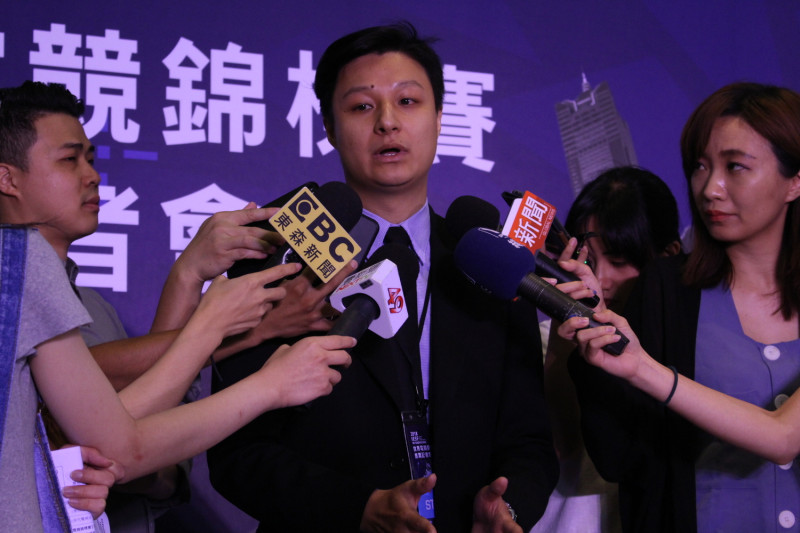 中華民國電子競技運動協會副秘書長洪梓硯對售票預估非常有把握。   圖：陳耀宗／攝