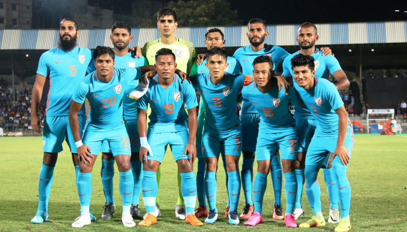 印度國家足球隊20日在推特宣布，將與中國進行一場「歷史性的國際友誼賽」。   圖/India Football Team推特