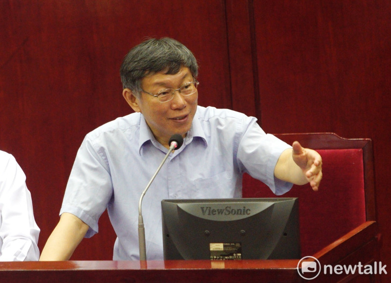 台北市長柯文哲在議會備詢。   圖：新頭殼資料照