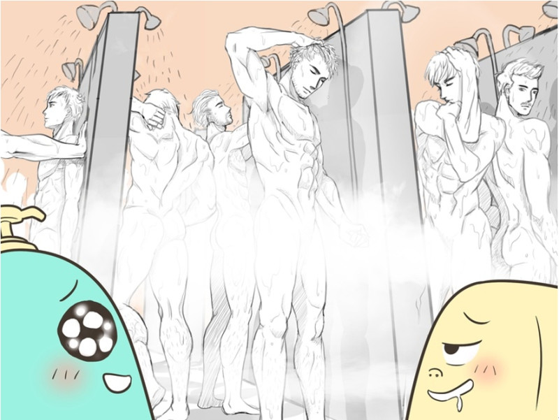  真實人物都以白色呈現是「肉皂」漫畫特有的風格 ｜ 來源：小島動畫