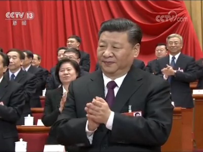 中國領導人習近平。資料照片。   圖：翻攝央視資料畫面