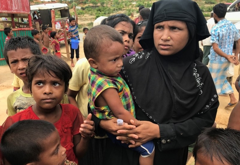 孟加拉境內難民眾多，但是並沒有安全的環境可以安置。   圖：《人權觀察》提供