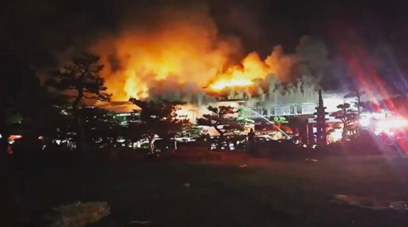 台北醫院護理之家惡火造成12人死亡，今(17)日宣布再奪一命。圖為火災示意圖。   圖：翻攝IG
