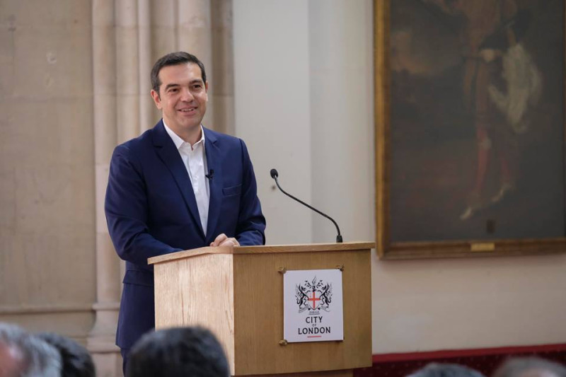 希臘節衣縮食8年終於脫離紓困計畫，總理齊普拉斯鬆了一口氣。   圖：翻攝齊普拉斯臉書