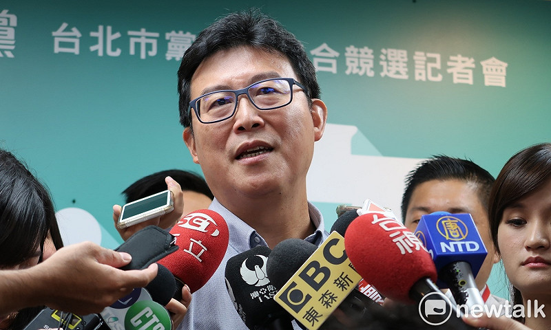 民進黨台北市長候選人姚文智回應柯文哲「養虎為患」談話。   圖：林朝億/攝