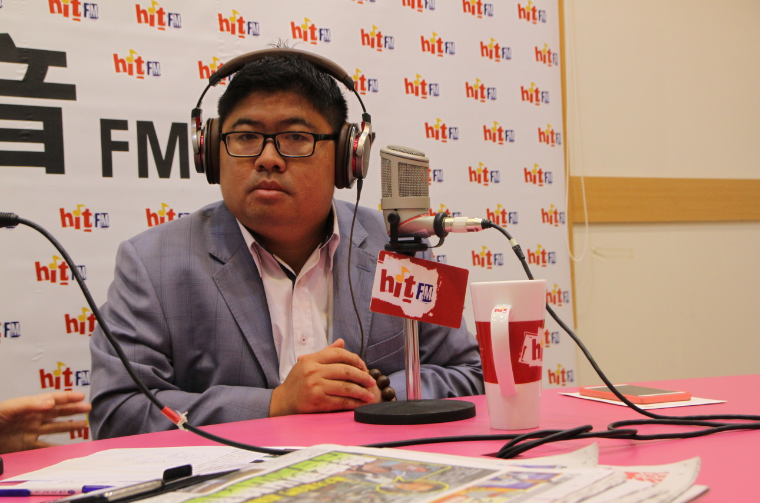 蔡易餘坦承，安排總統勘災設計的「不好」。   圖：Hit Fm《蔻蔻早餐》製作單位提供