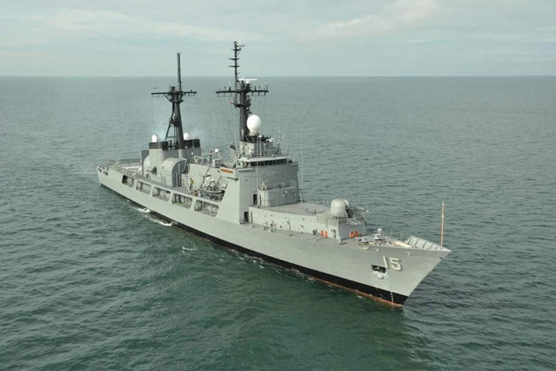 菲律賓擱淺在南海爭議島礁的巡防艦「BRP Gregorio del Pilar」，是向美國採購回來的最大艘巡防艦。   圖：翻攝「BRP Gregorio del Pilar」臉書